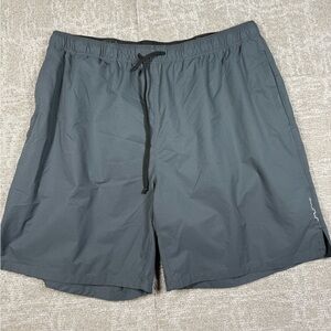 Path Projects Mens Gray Waist Tie Athletic Hiking Work Out Short Size XL